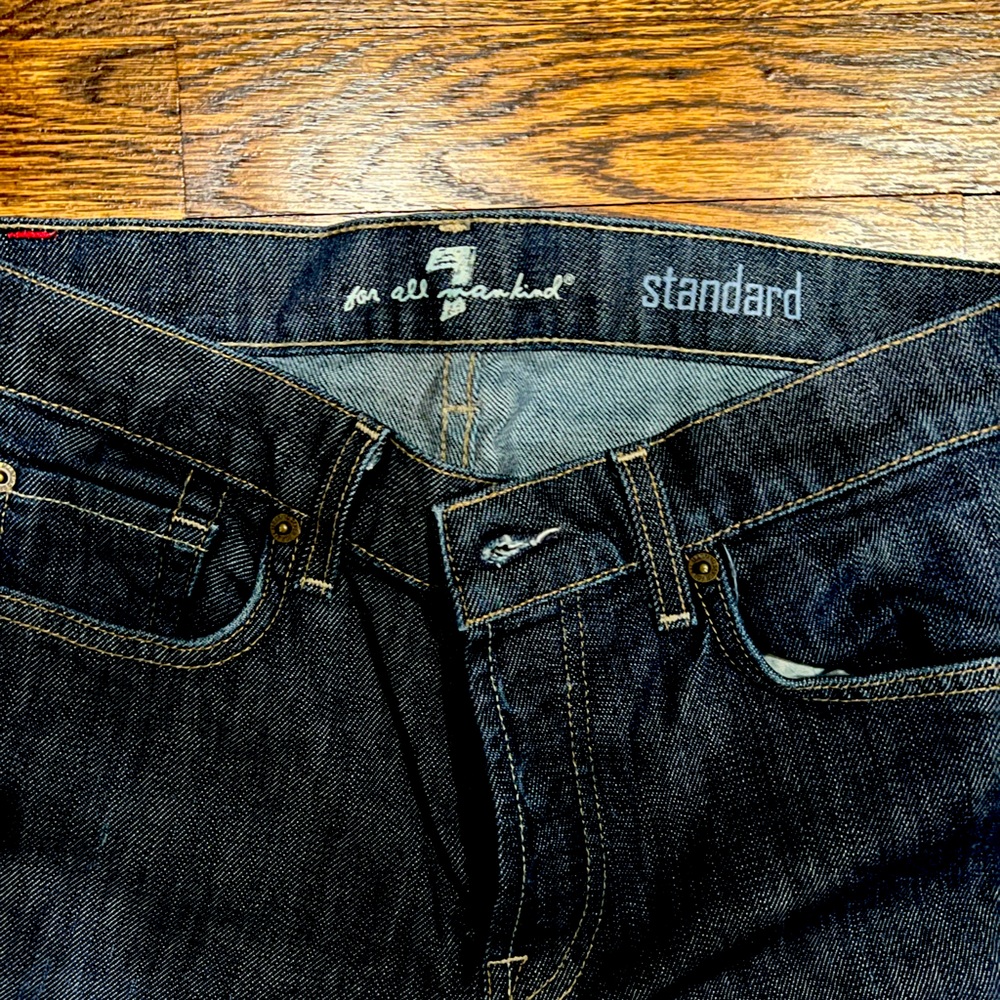 7 standard great condition straight leg jeans size 30